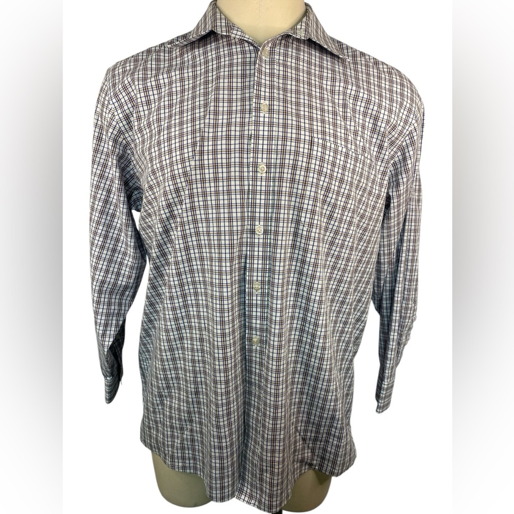 Stafford Travel Long Sleeve Button Up Shirt Men’s 18-34/35